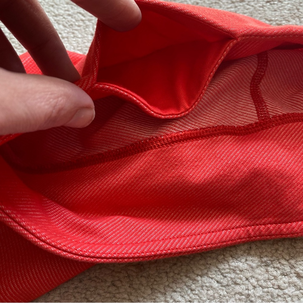 Lululemon PYB Pant - Red - Coral Size 6 Straight Leg Ankle Length Legging - Picture 5 of 15